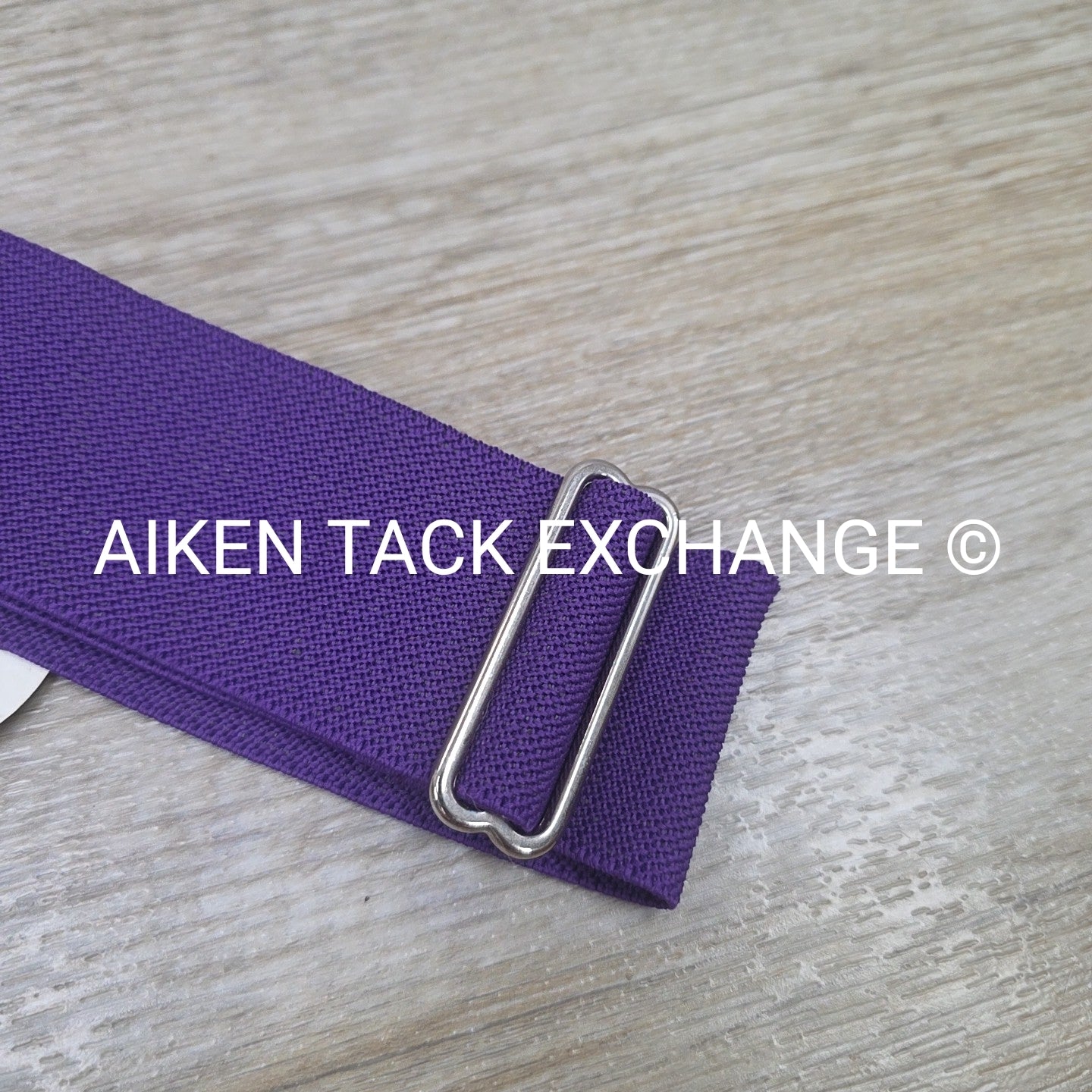 ACE Equestrian Silver Elastic Belt, Small