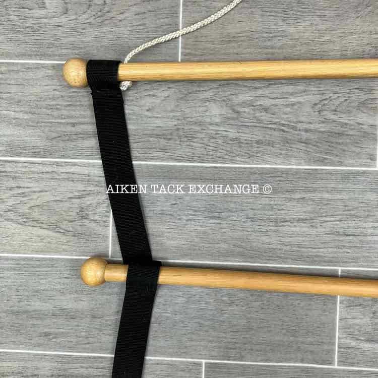 Hanging Wooden Blanket Rack
