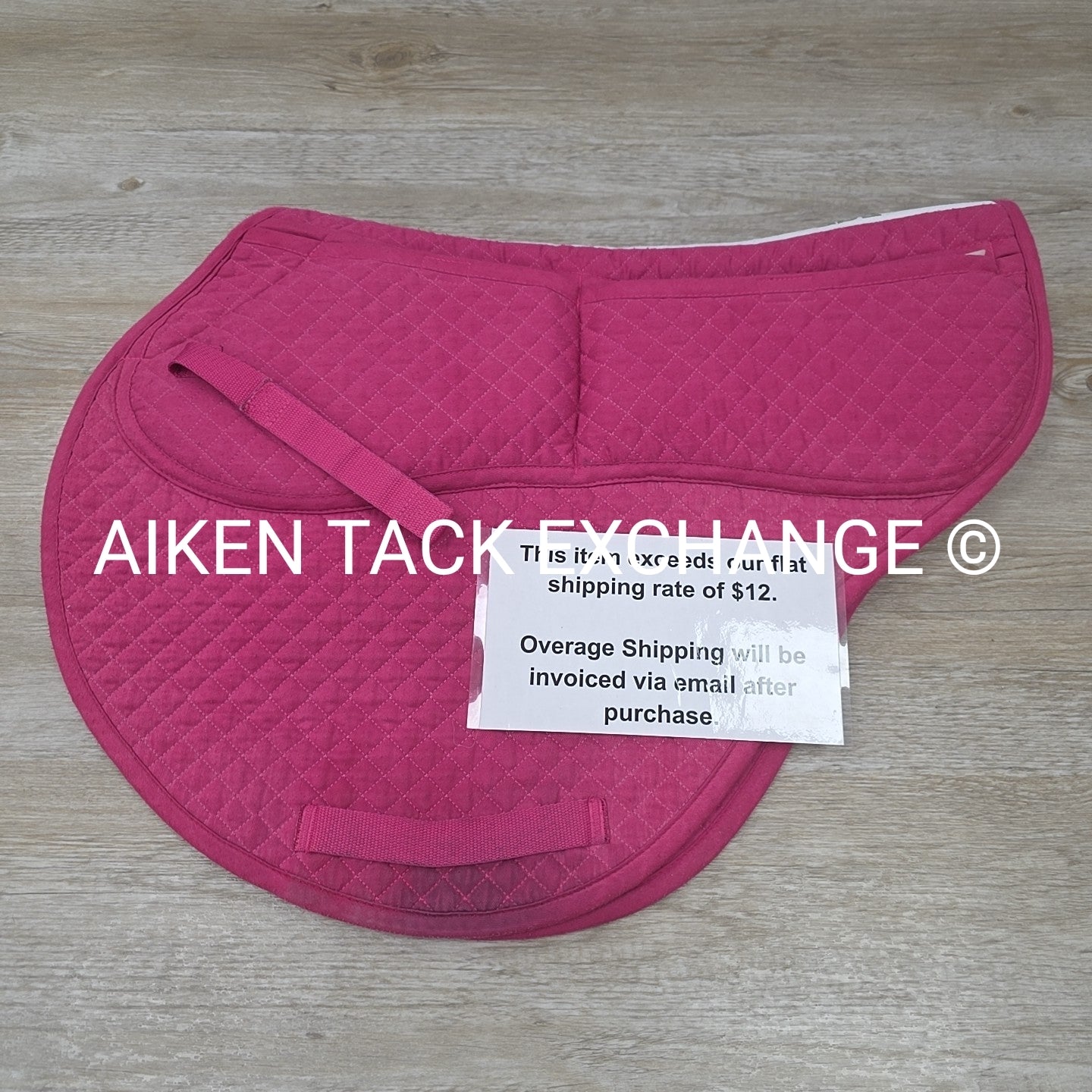 ECP Contour Correction Eventing Saddle Pad, Comes with Shims