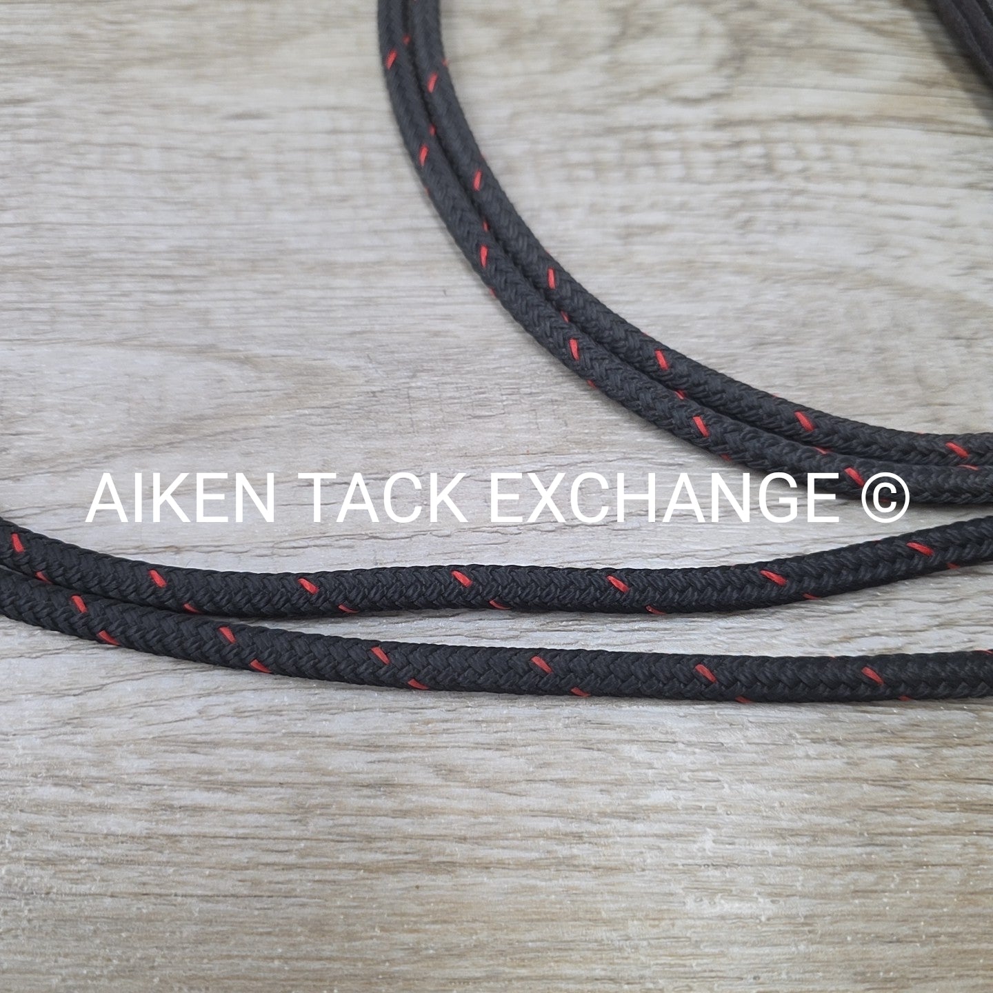 Walsh Leather Draw Reins with Rope, Size Full