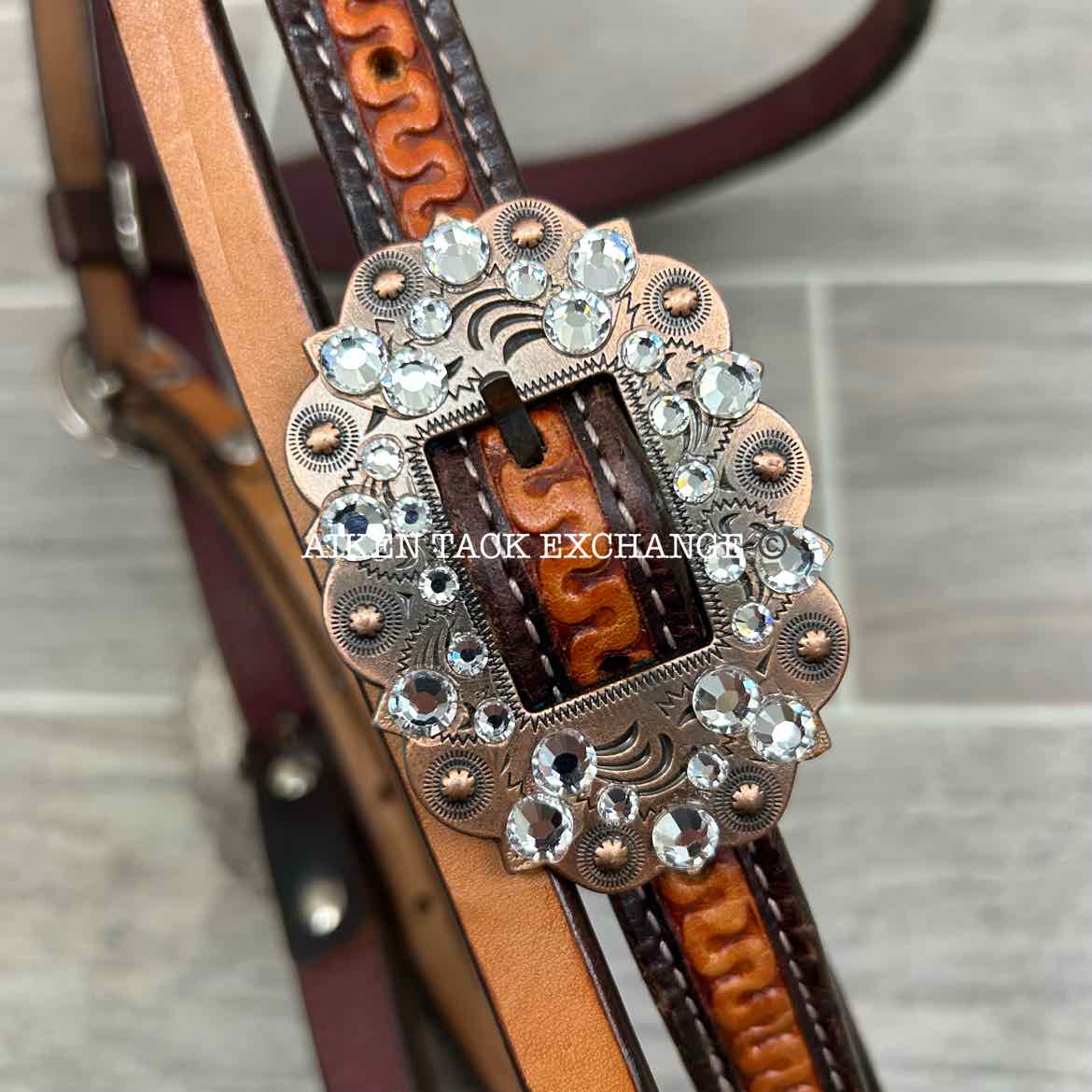 Browband Western Headstall with Bling