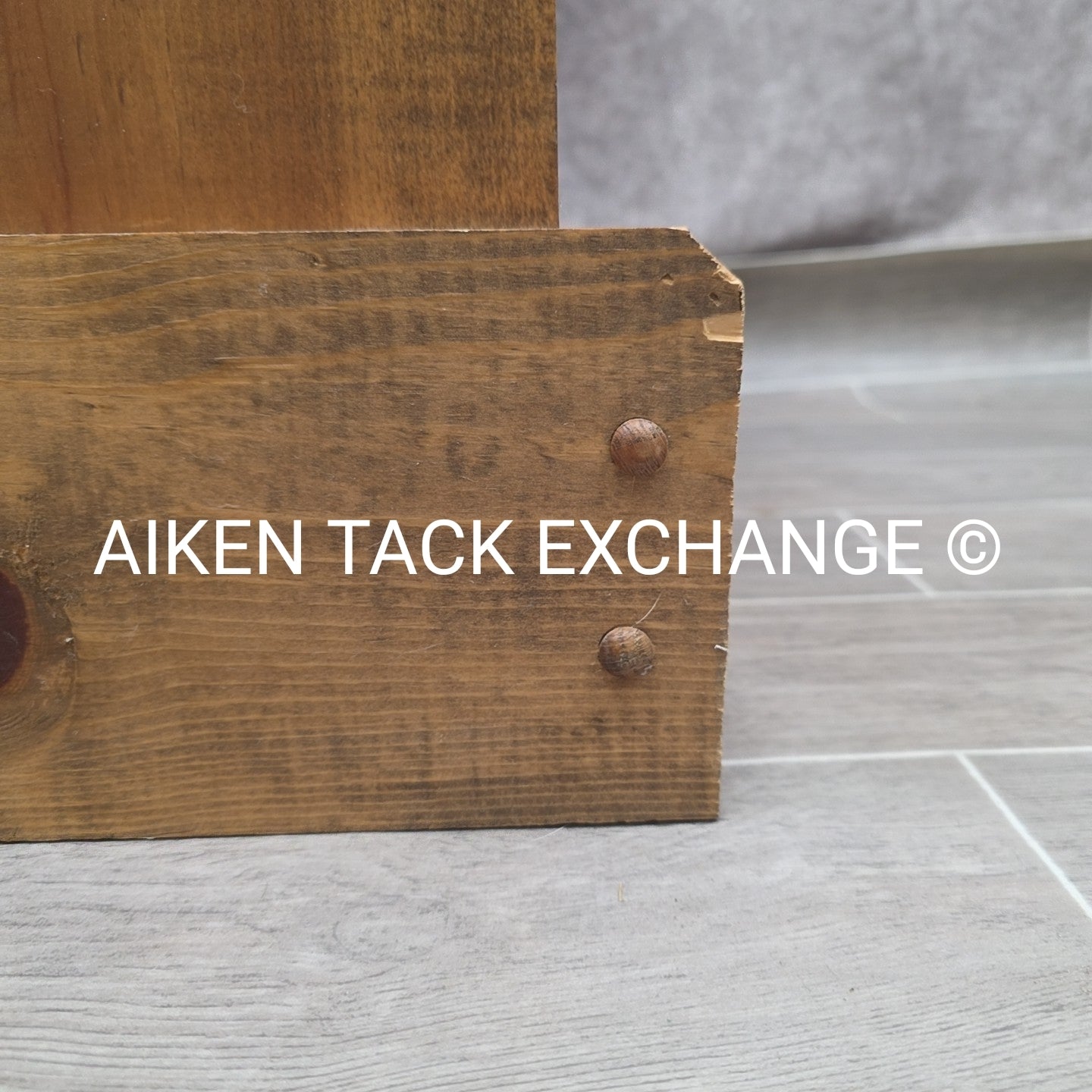 Wooden Western Saddle Stand