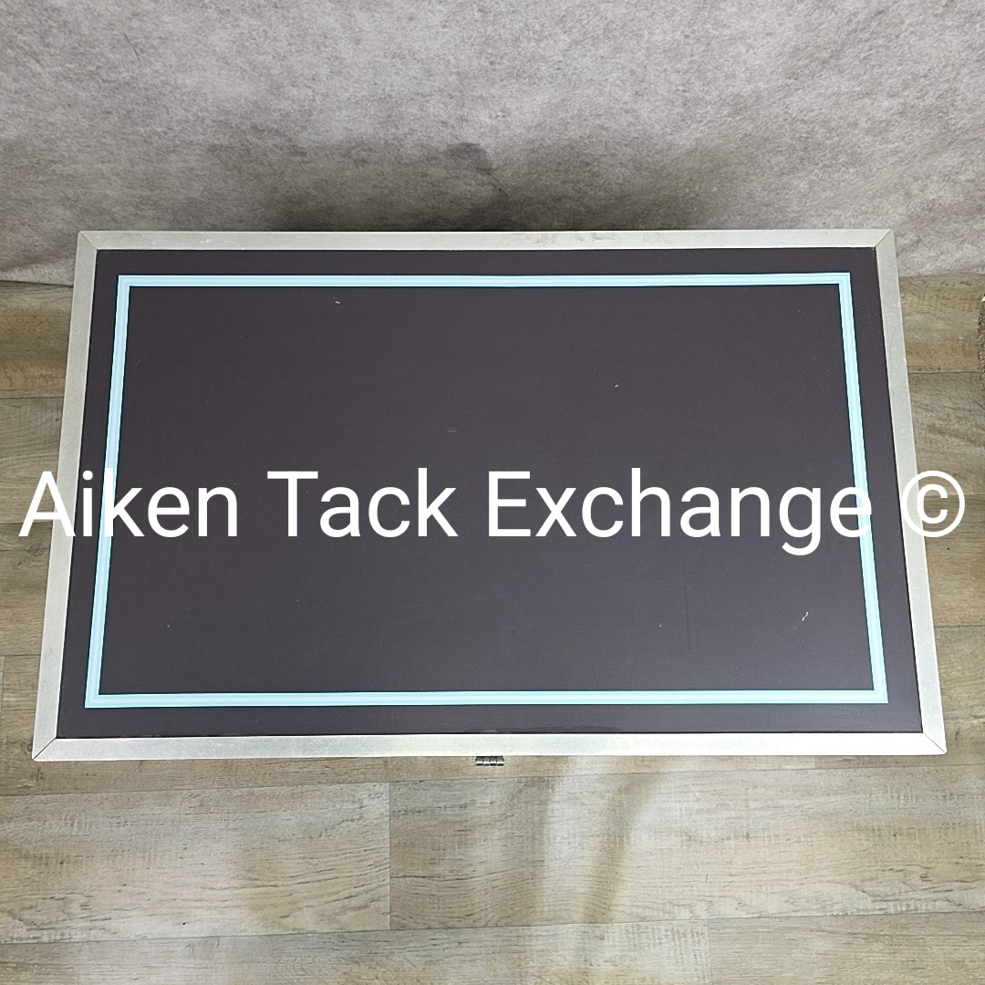 Wooden Tack Trunk on Wheels - 32" L x 22" H x 20" W