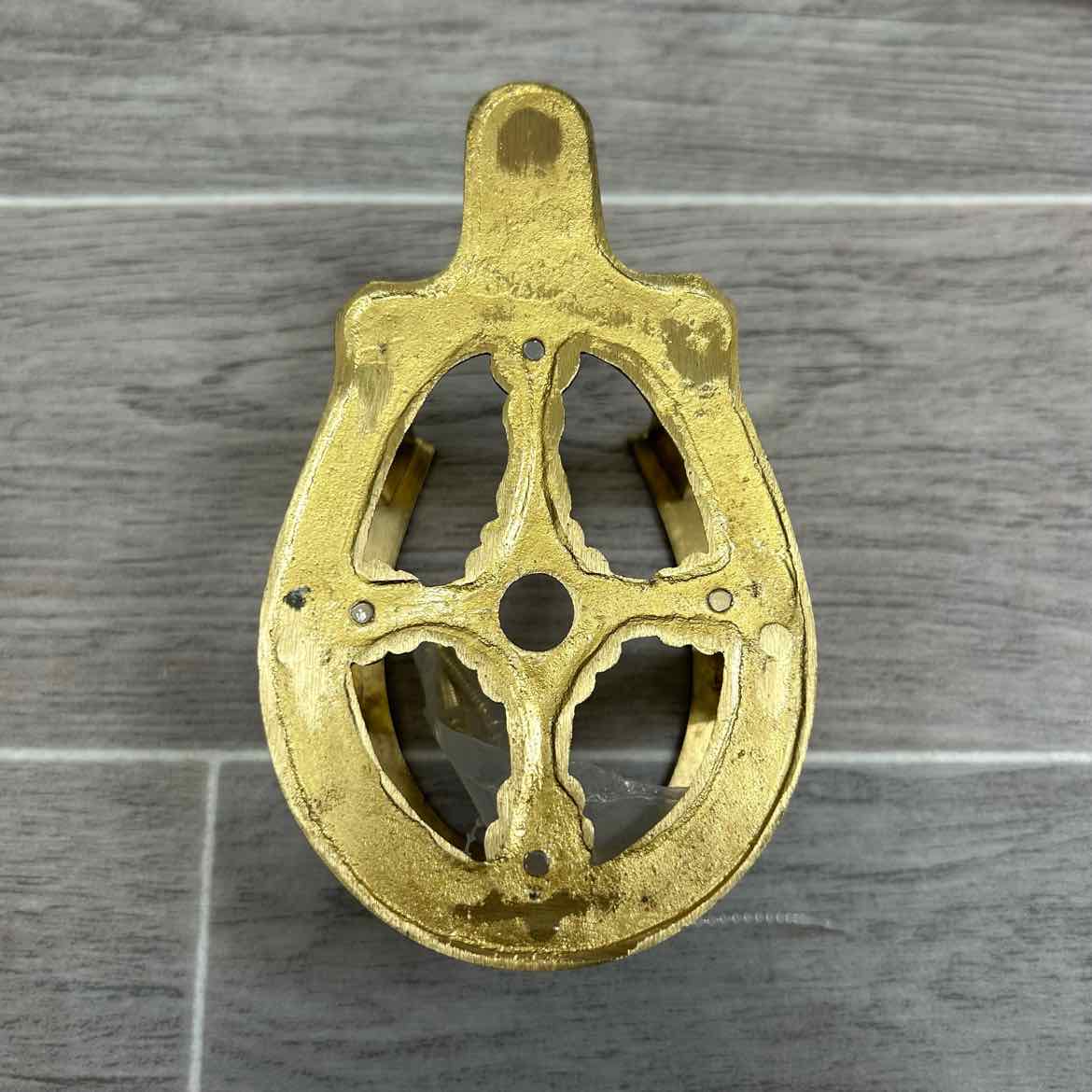 Brass Double Horseshoe Bridle Rack