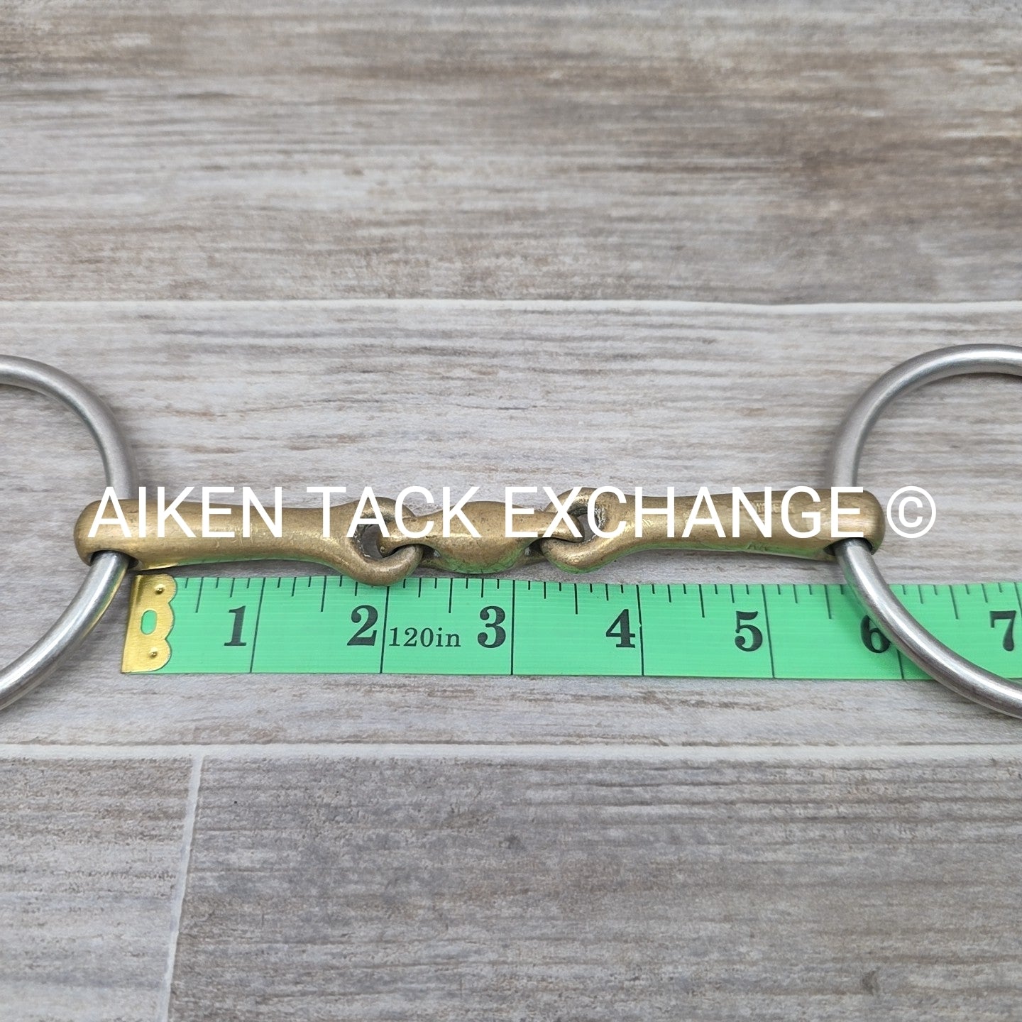 Herm Sprenger KK Ultra Aurigan Double Joint Loose Ring Bit, Size 5.5"