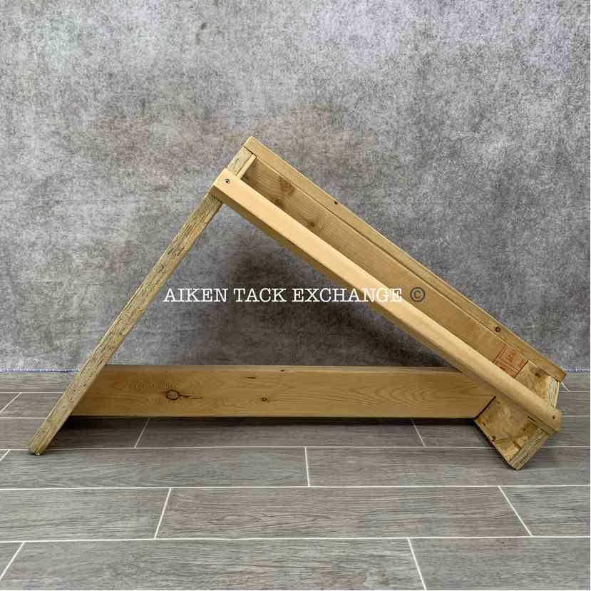 Wooden Wall-Mount Western Saddle Rack