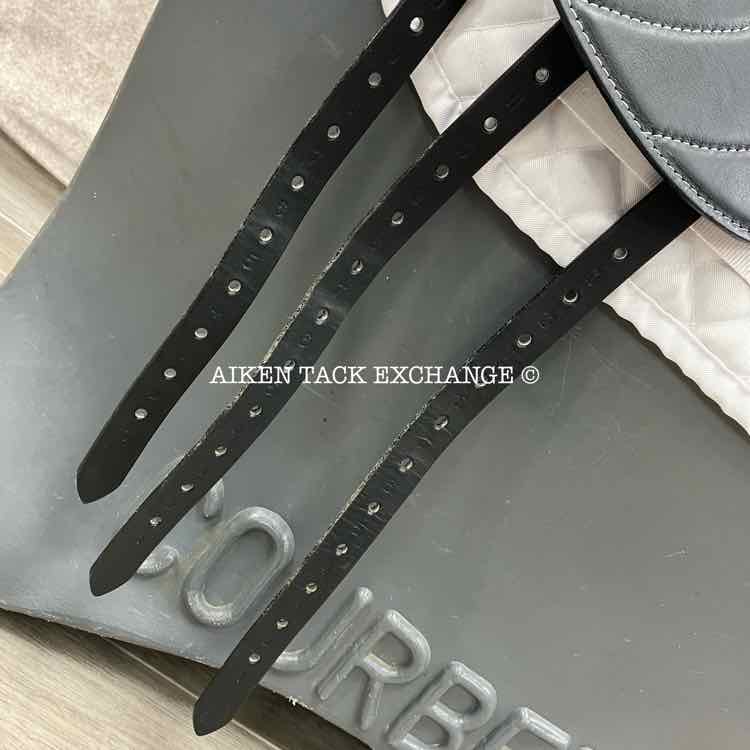 2023 Fairfax Stella Monoflap Dressage Saddle, 17.5" Seat, Adjustable Tree - Changeable Gullet, Wool Flocked Panels