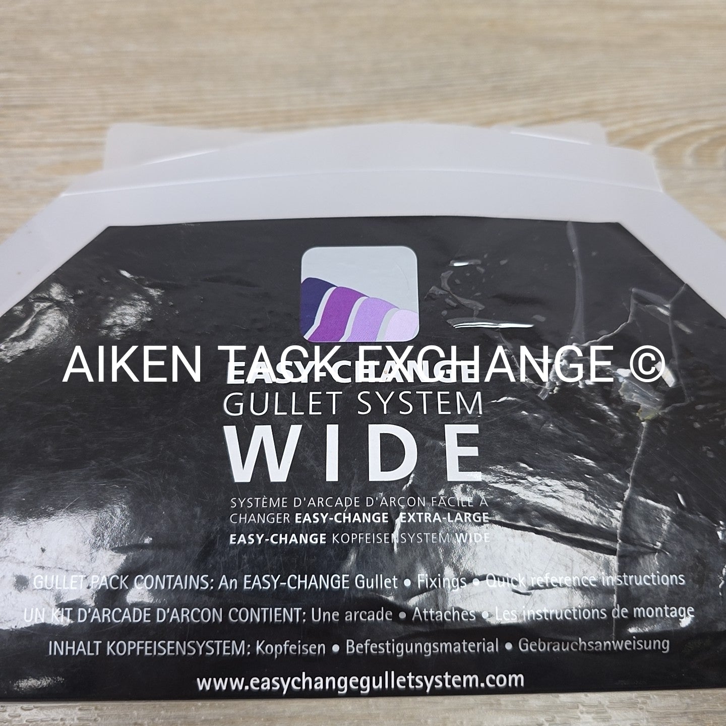 2 X Wide (Purple) Gullet Plate for Arena, Bates & Wintec Saddles