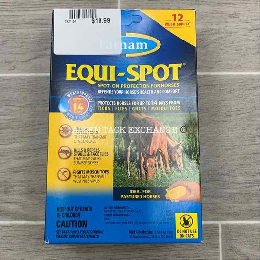 Farnam Equi-Spot Spot-On Fly Protection, 12 Week Supply