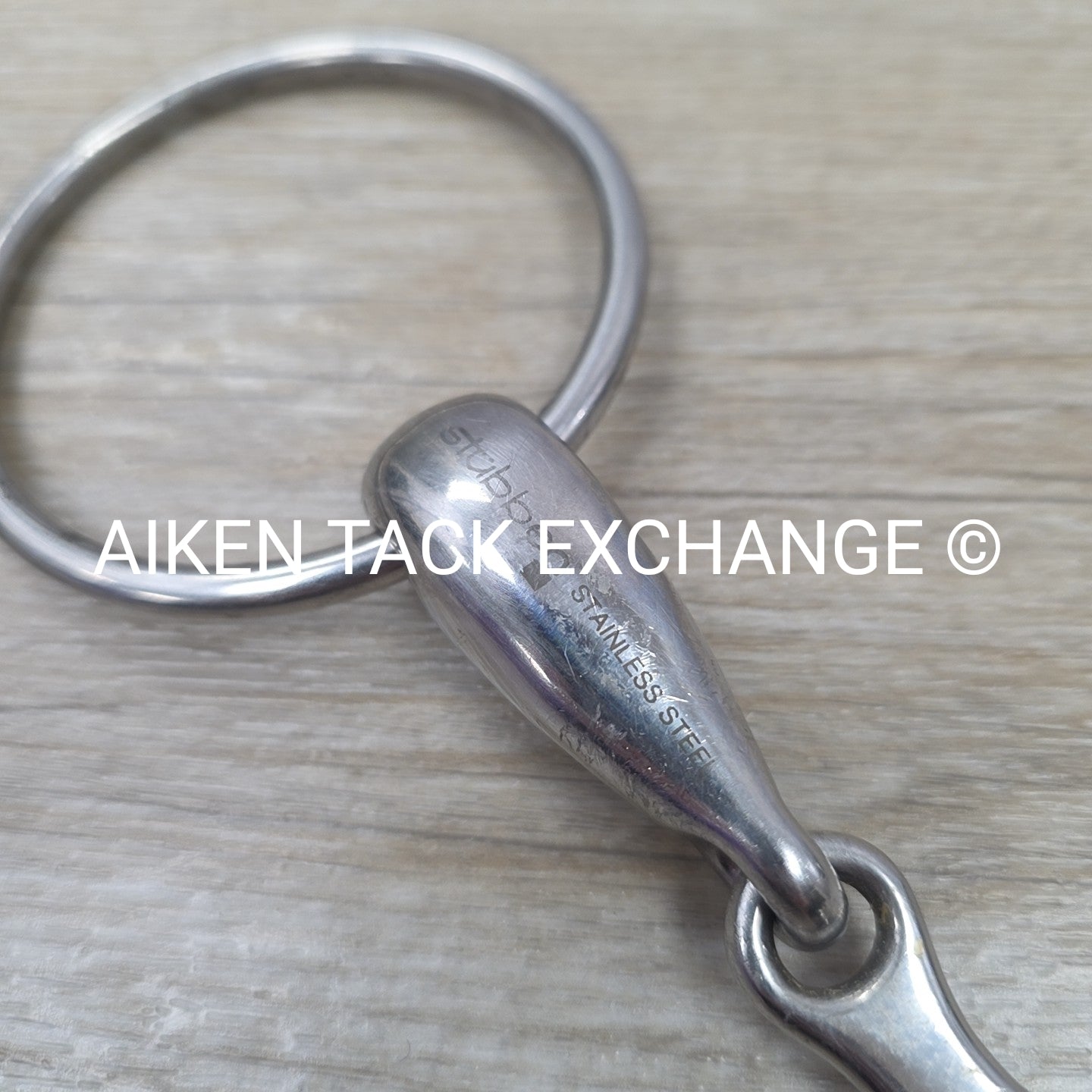 Stubben Hollow French Link Loose Ring Bit 5"