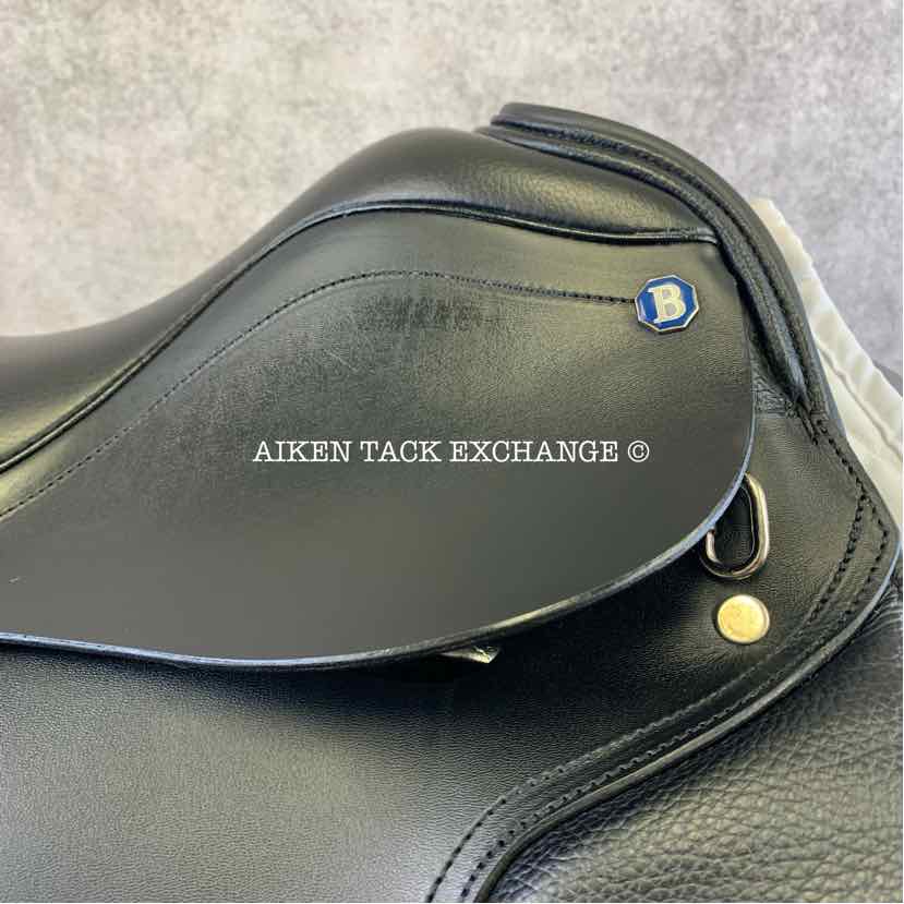 Barnsby Dressage Saddle, 17" Seat, Medium Tree, Wool Flocked Panels