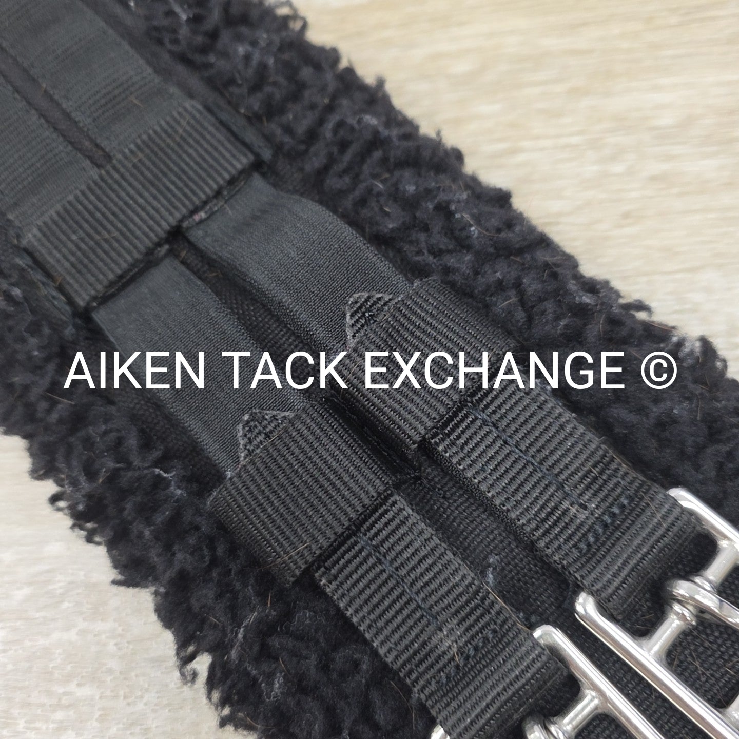 HFP Fleece Dressage Girth, Black, 32"