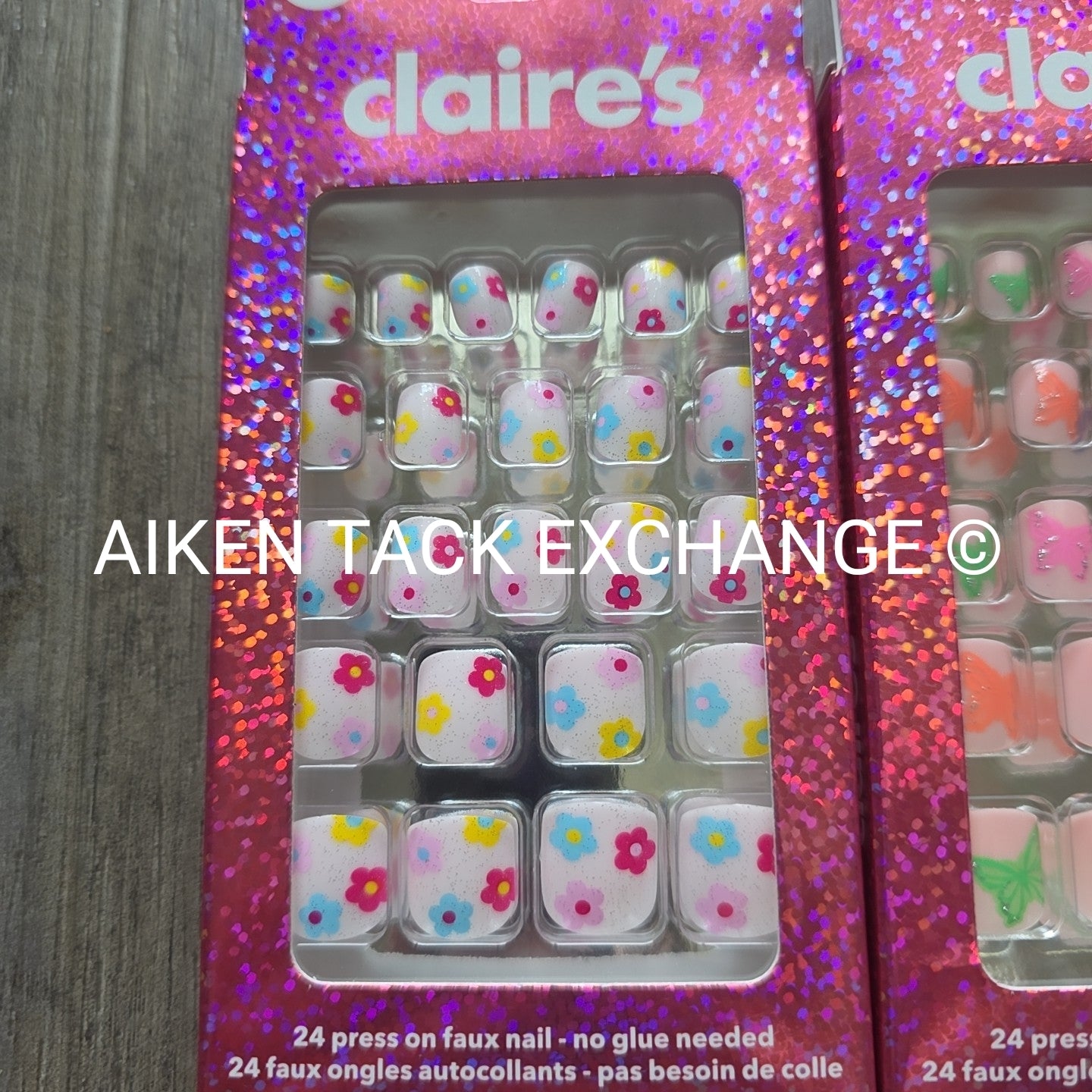 Claire's Press-On Nails (2 Sets) - 24 Count Each (48 Total)