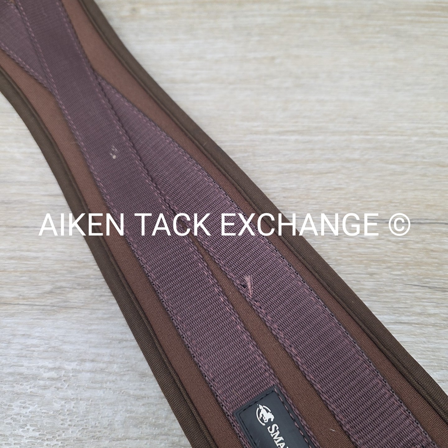 SmartPak Memory Foam Girth with Double End Elastic, Brown, 48"