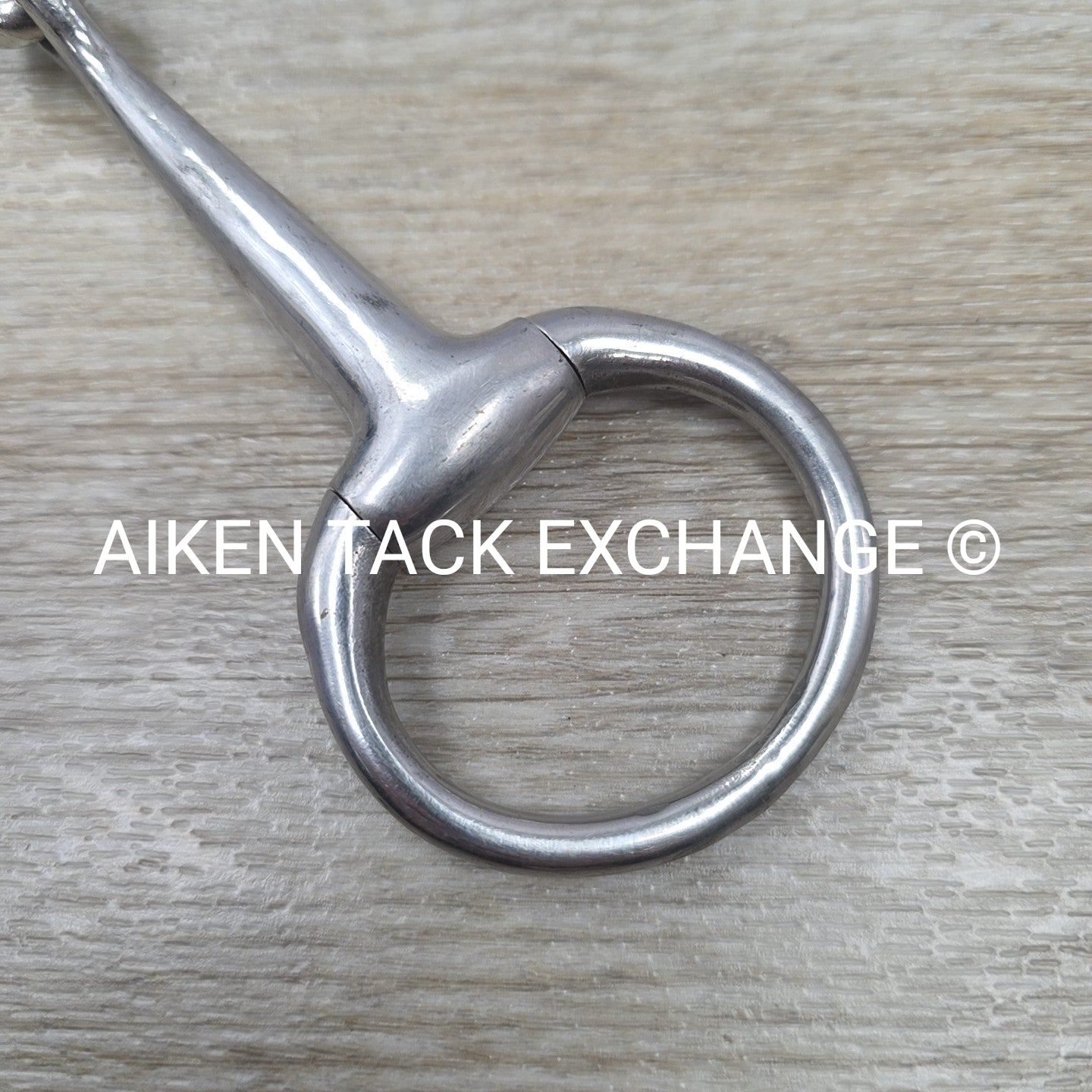 Single Joint Eggbutt Bradoon Bit 5.5"