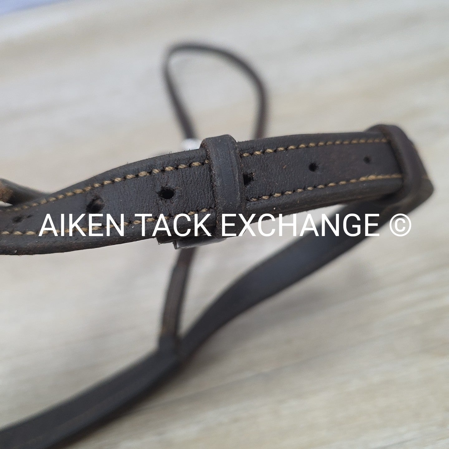 BARGAIN BUNDLE: 2 Edgewood Fancy Stitched Nosebands, Brown, Size Full