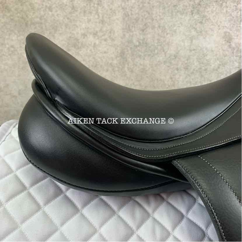 2019 PDS Carl Hester Integro II Monoflap Dressage Saddle, 18" Seat, Adjustable Tree - Changeable Gullet, Wool Flocked Panels