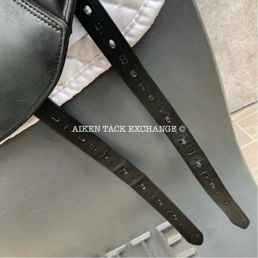 2016 Prestige X-D1D K Zero Monoflap Dressage Saddle, 17" Seat, Wide Tree, Wool Flocked Panels