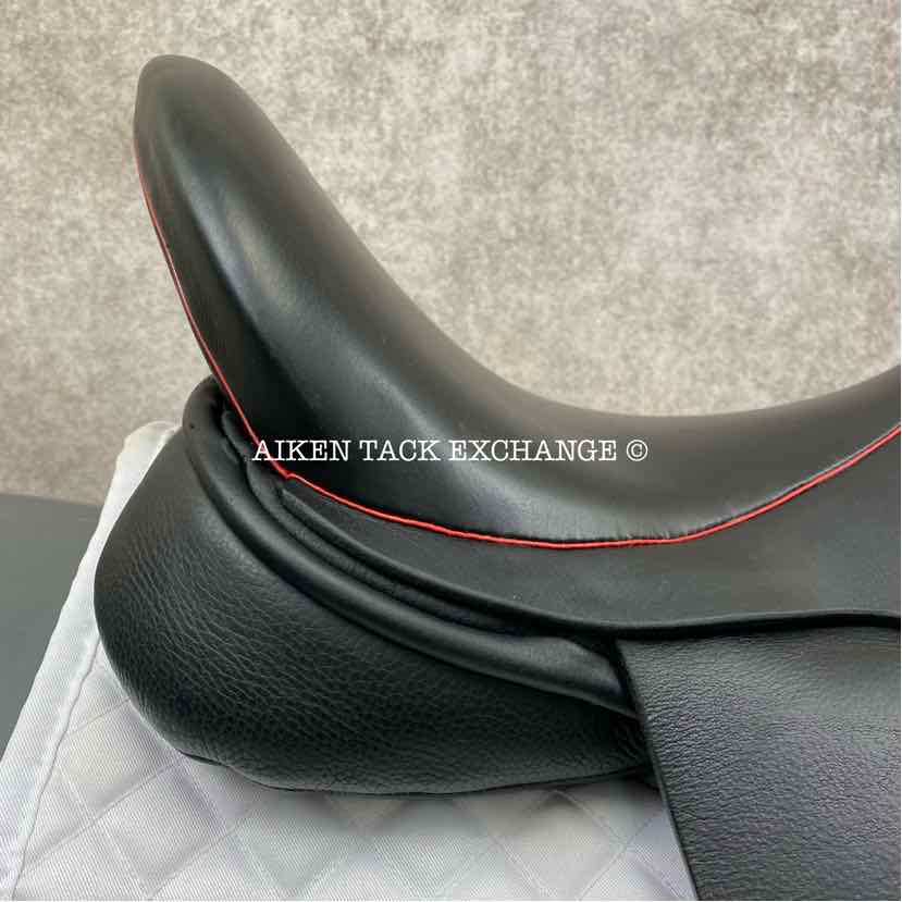 2022 JRD Bella Dressage Saddle, 19" Seat, Short Flap, Wide Tree, Wool Flocked Panels