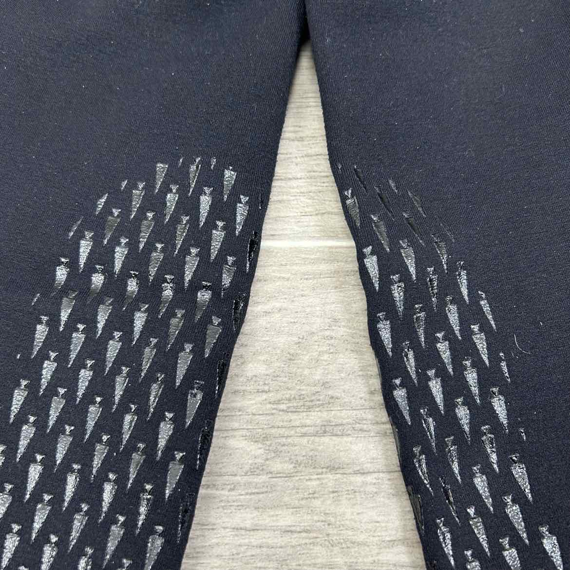 Kerrits Power Stretch Winter Silicone Knee Patch Tights, Size Large