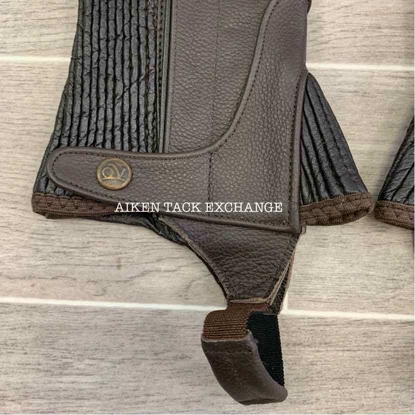 Ovation Pro Top Grain Half Chaps, Size Childs 16-18