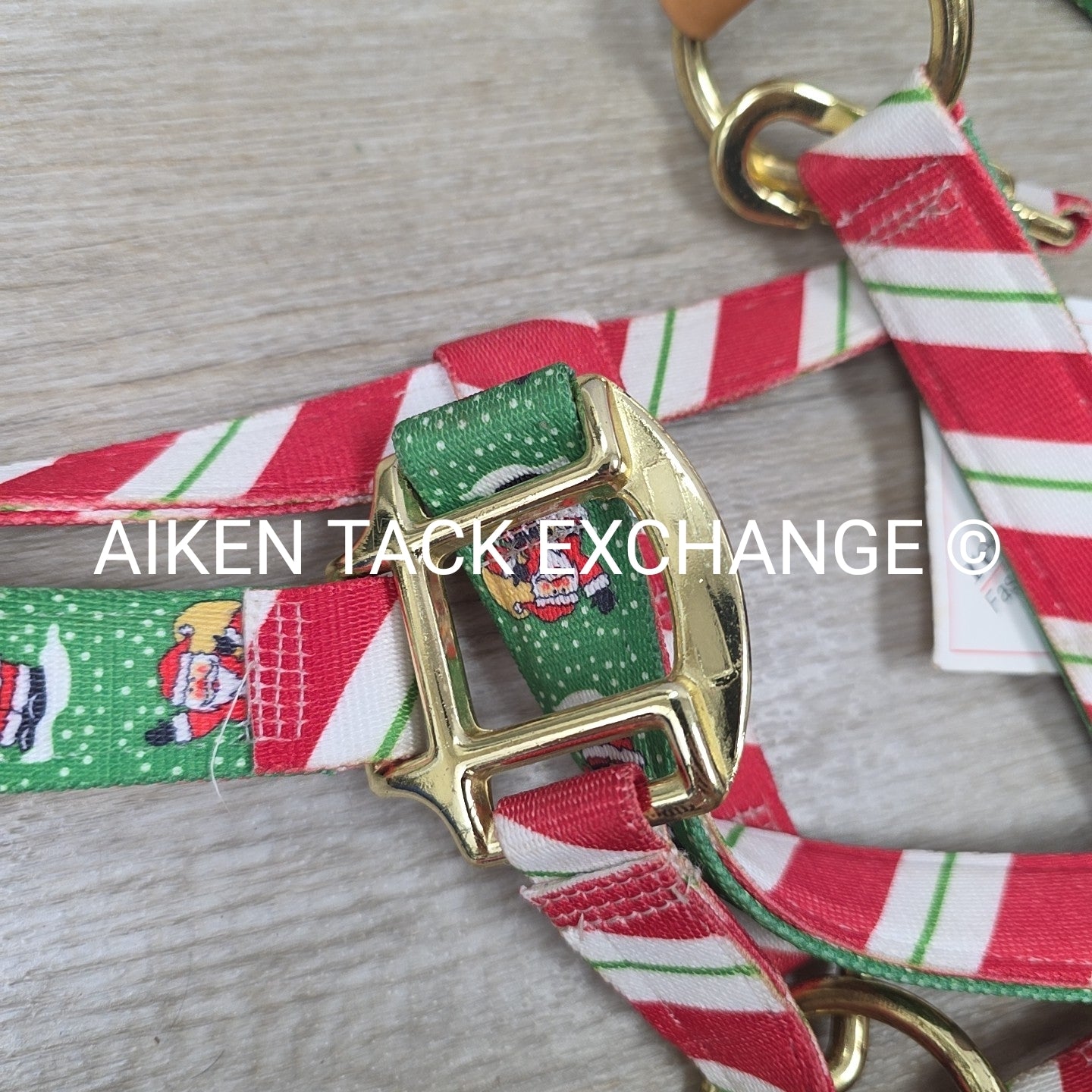 Red Haute Horse Breakaway Christmas Halter, Size Pony