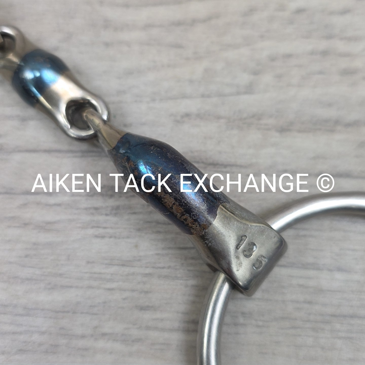 Bombers Bit Loose Ring Elliptical Dressage Control Bit 5.25"