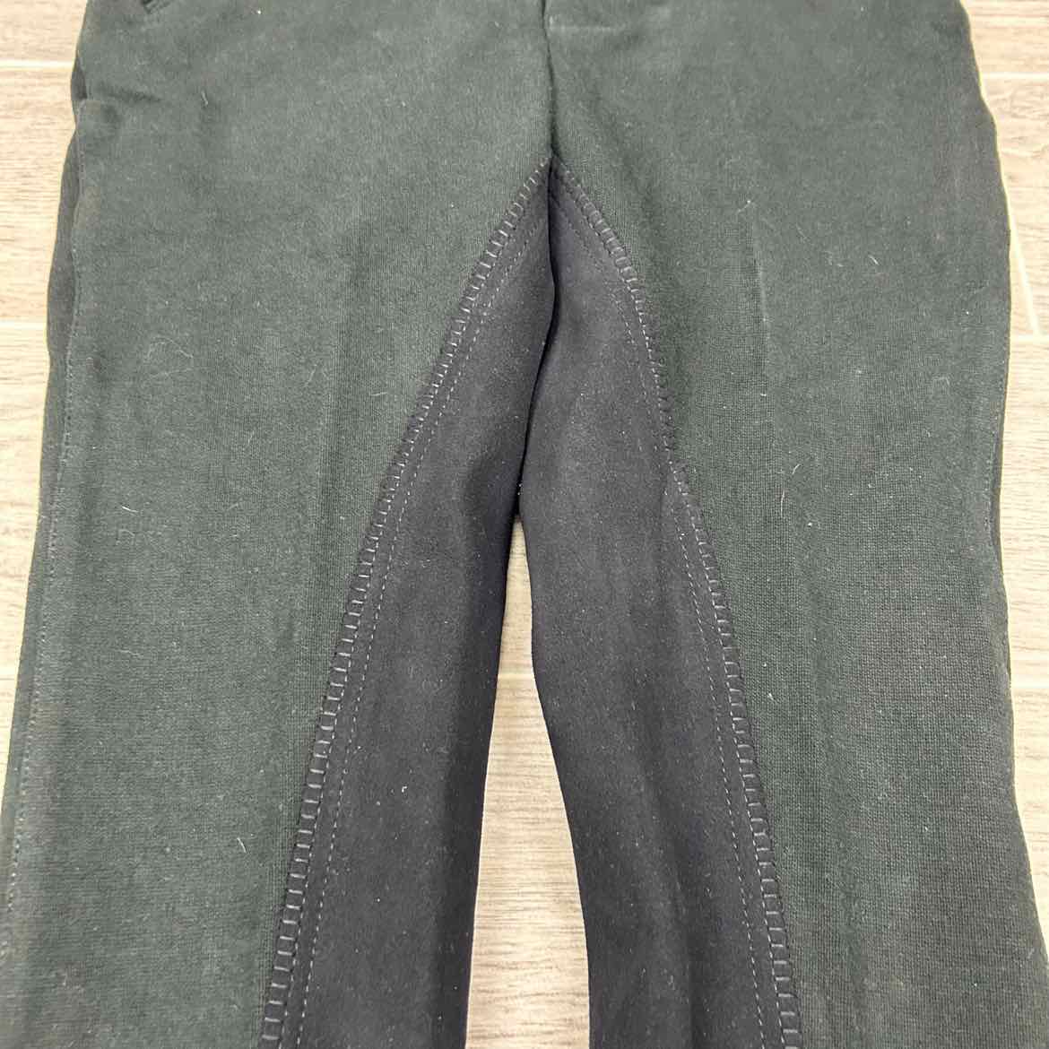 ELT Children's Full Seat Breeches, Black, Size 12, Brand New