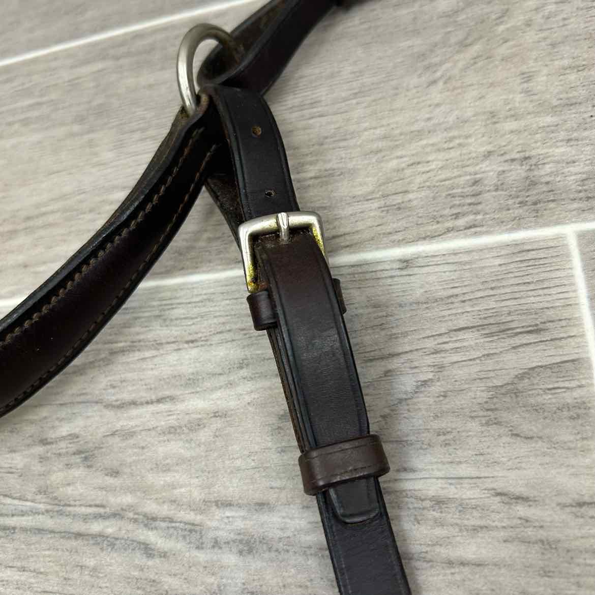 Courbette Flat Breastplate, Brown, Size Full