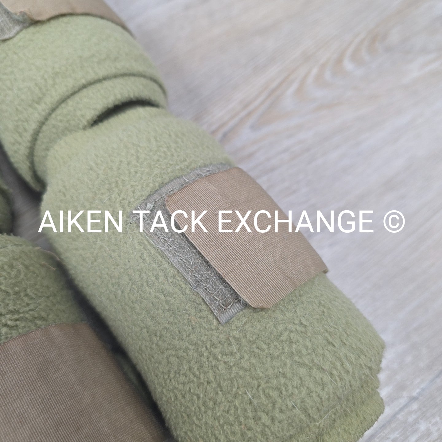 Centaur Fleece Polo Wraps, Olive Green, Set of 4