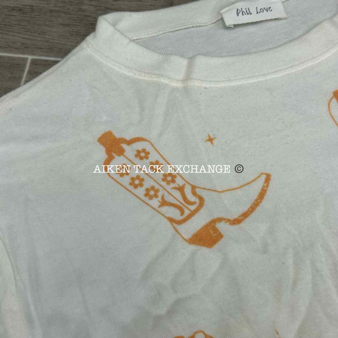 Phil Love Loungewear Set, Top & Bottom, Size Medium