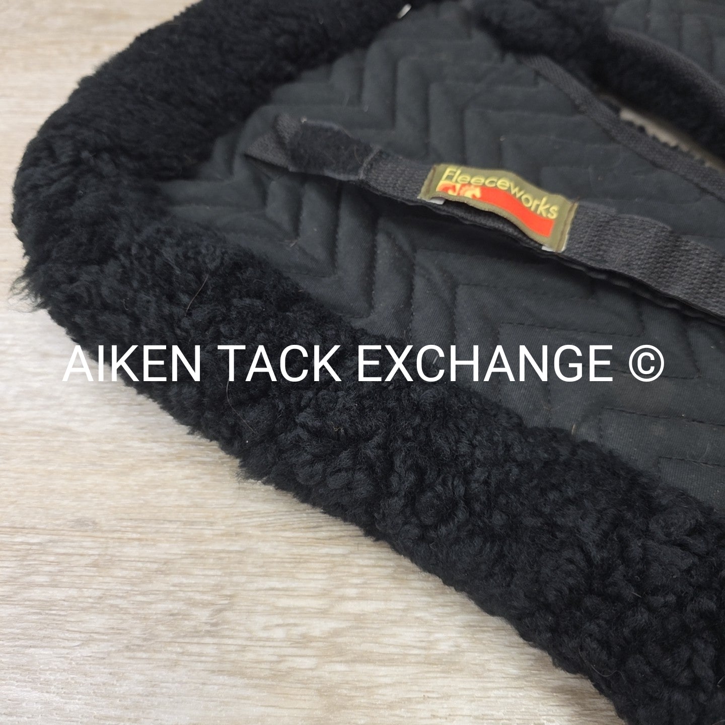 Fleeceworks Wither Relief Sheepskin Half Pad, Size Medium