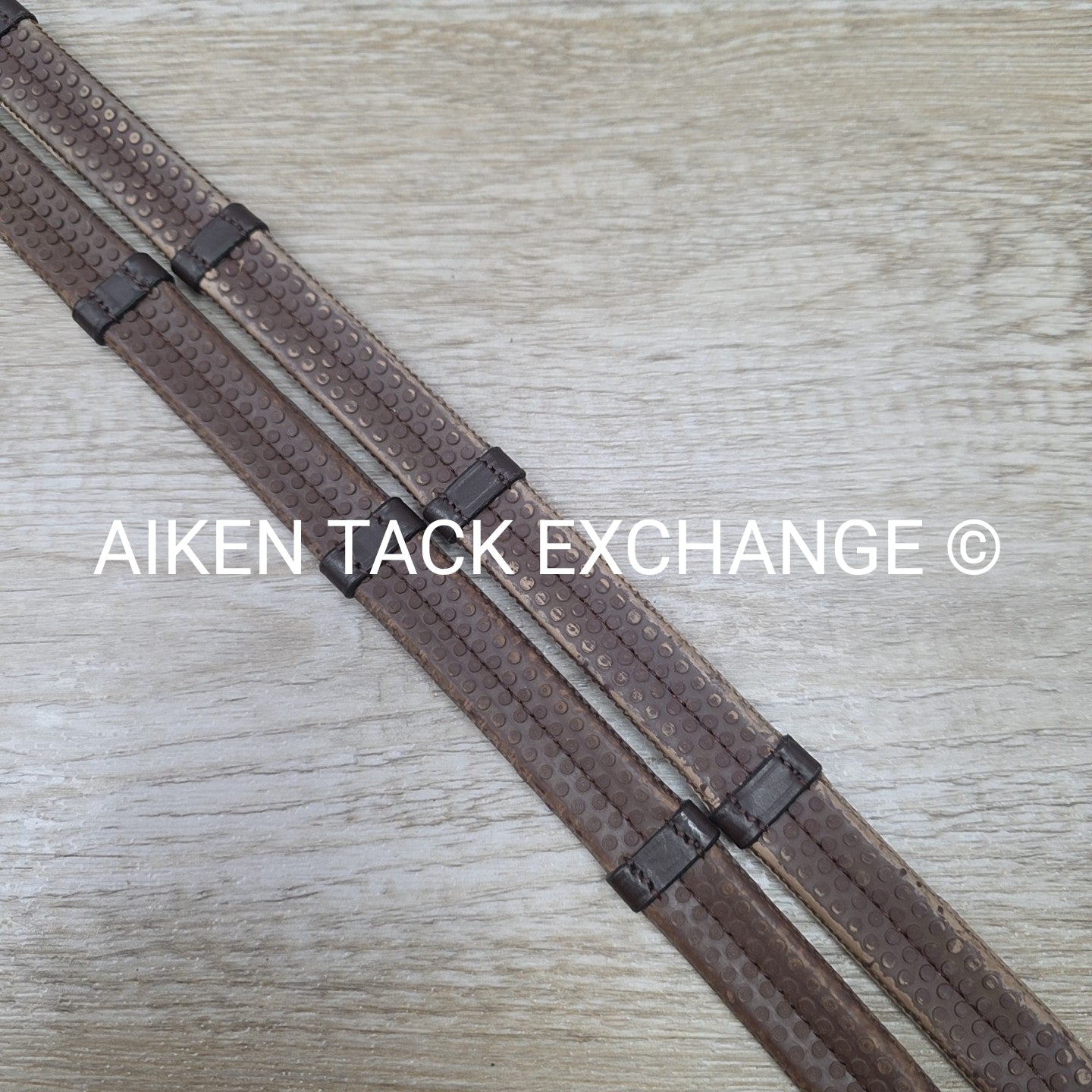 FR Vincitore Equestrian Libre Reins, 50-80 kg Connector Weight, Brown, 53"