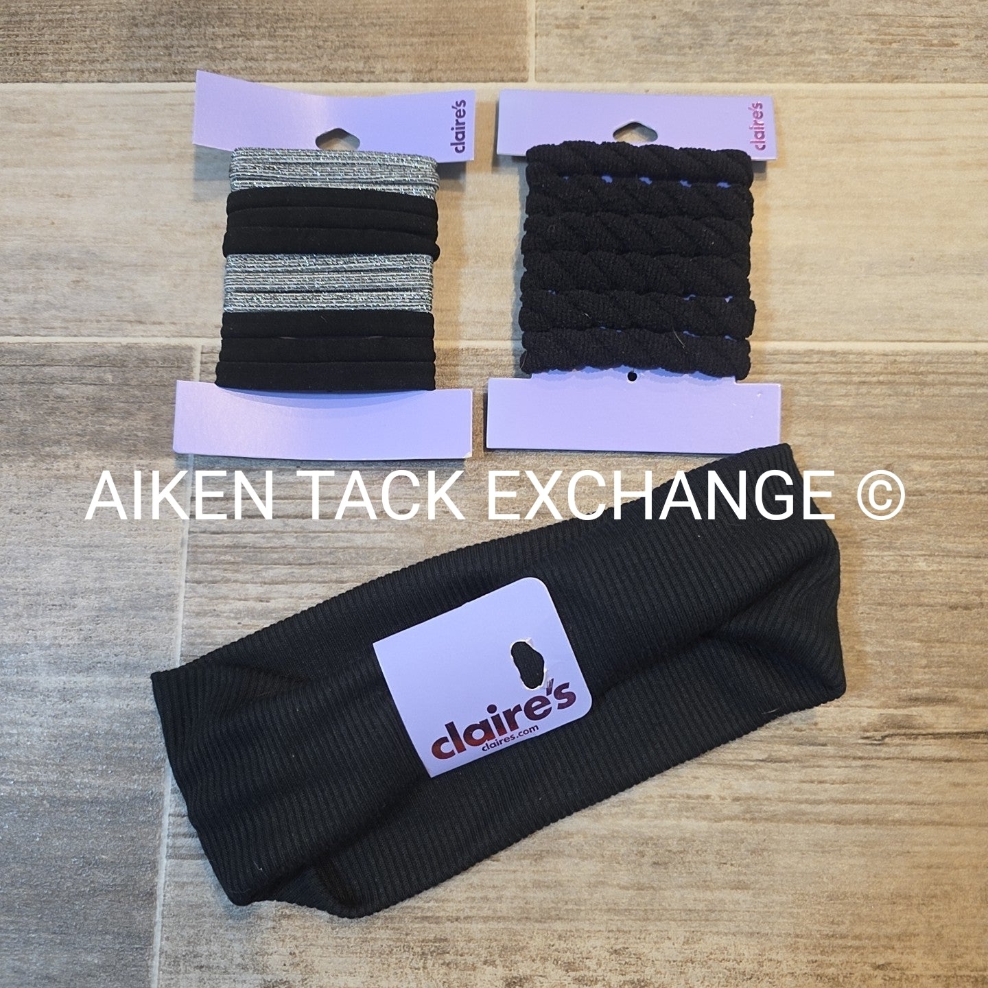 Claire's Hair Bundle - Hair Tie Set, 1 Headband