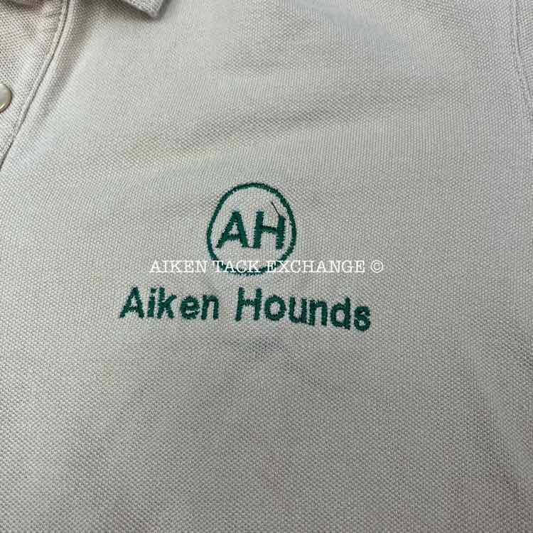 Aiken Hounds Short Sleeve Polo Shirt, Size Large