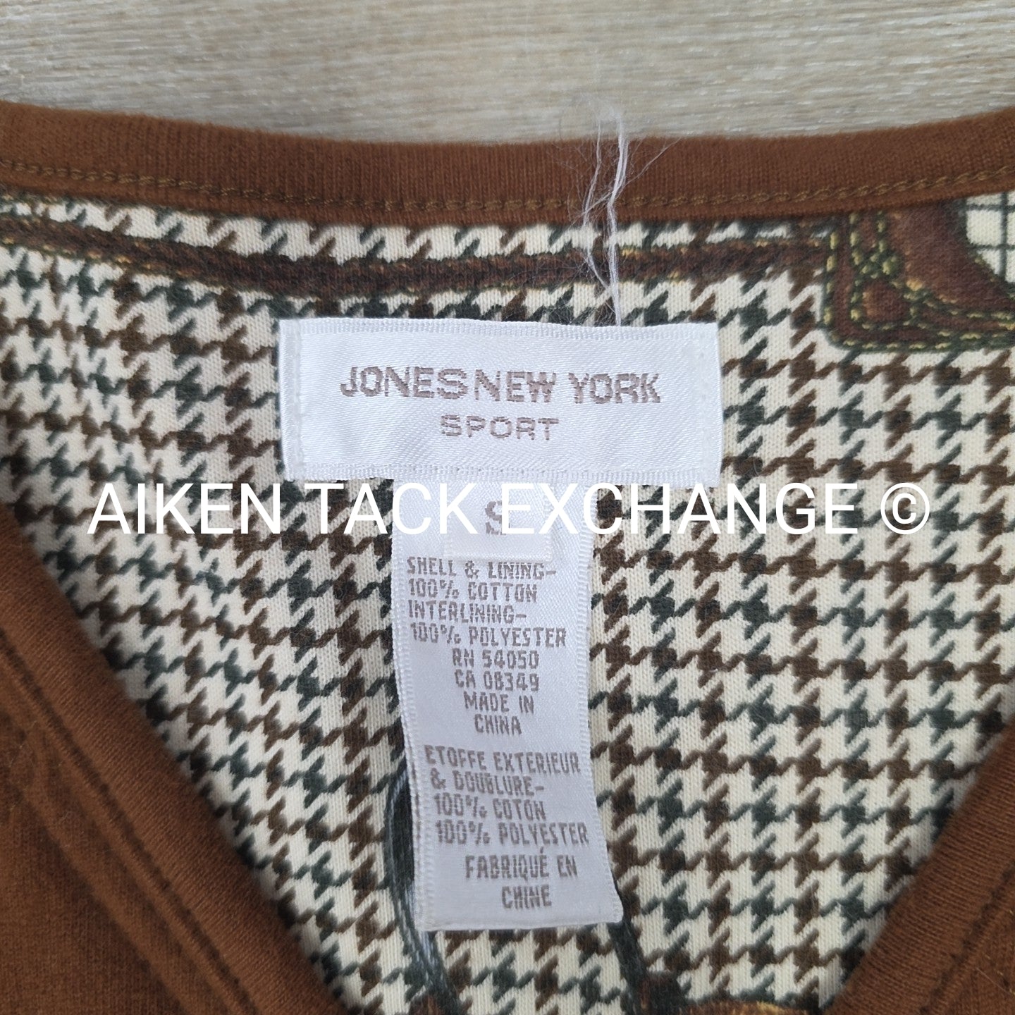 Jones New York Sport Quilted Vest, Size Small