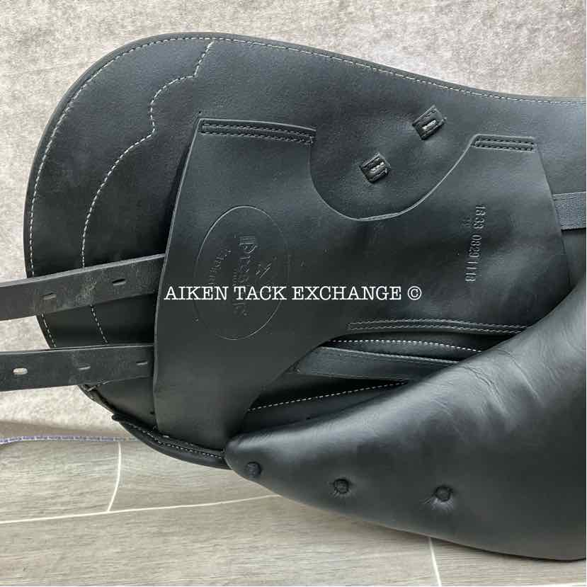2018 Prestige Venus K Monoflap Dressage Saddle, 18" Seat, 32 Tree - Medium, Wool Flocked Panels