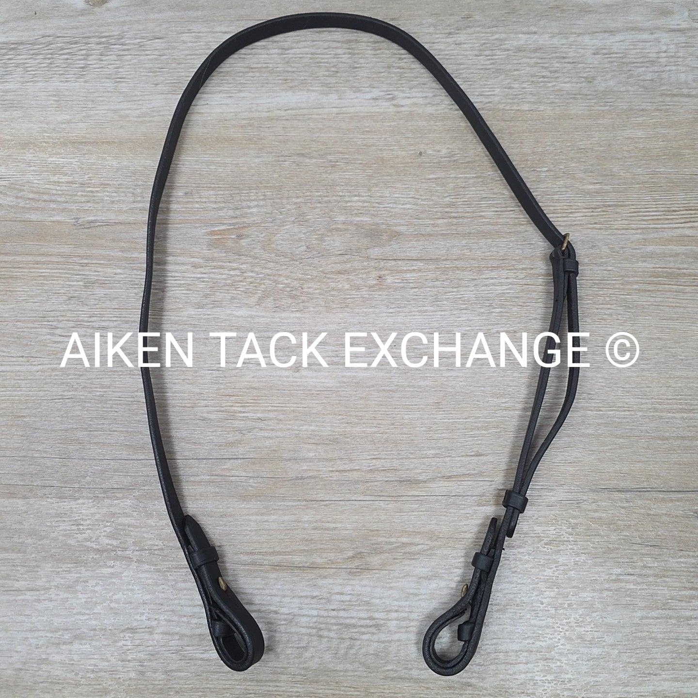 Kieffer Weymouth Double Bridle with Curb Rein, Black, Size Full