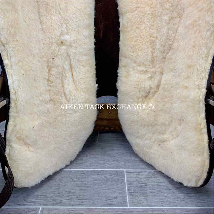 **SOLD** Roughout Training Western Saddle, 16" Seat, Regular Tree - Semi QH Bars