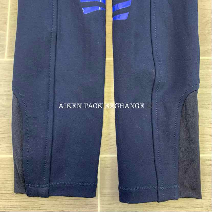 HR Farm Silicone Knee Patch Riding Tights, Size 8