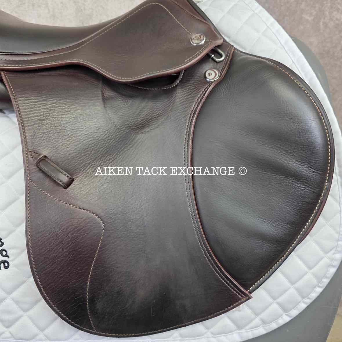 2021 Prestige X-Perience Close Contact Jump Saddle, 17" Seat, 34 Tree - Medium, Wool Flocked Panels