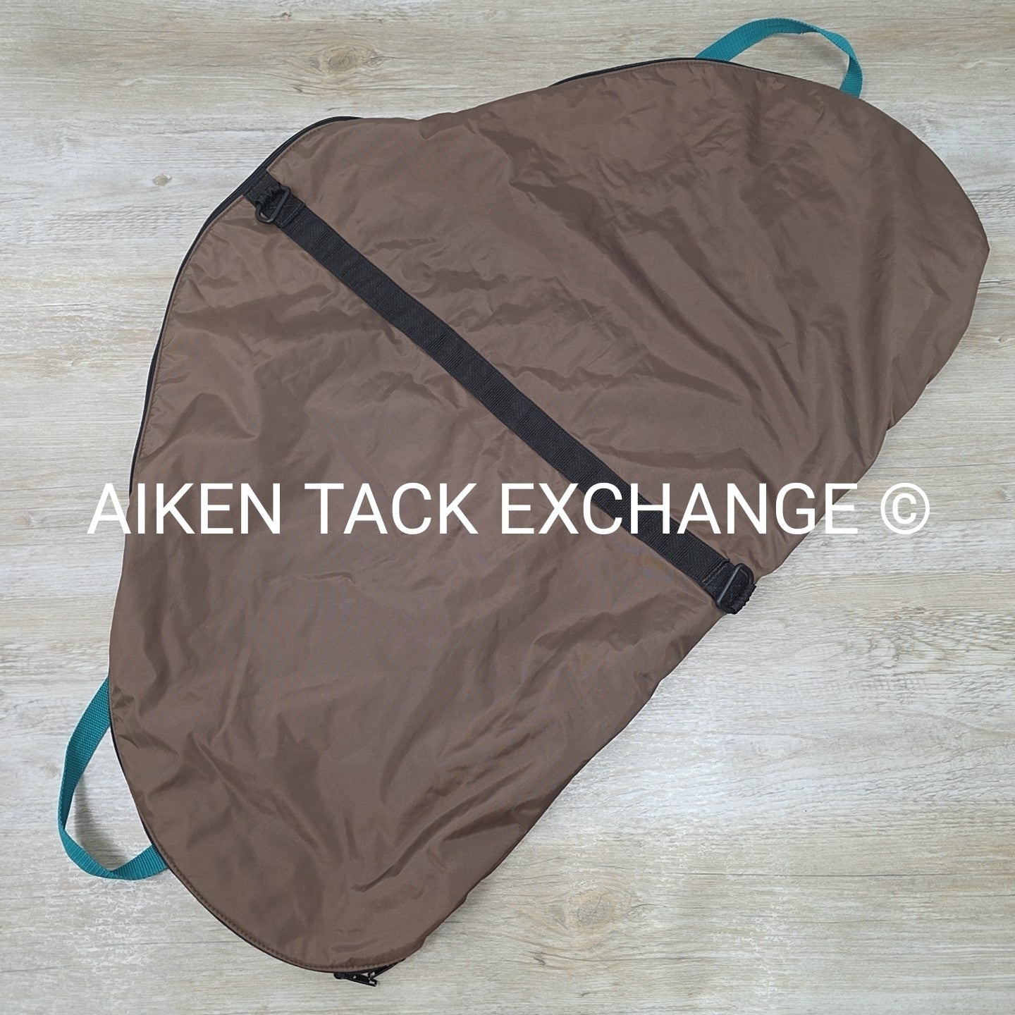 Fleece Lined Saddle Cover Carry Bag, Missing Strap & Has Custom Embroidery