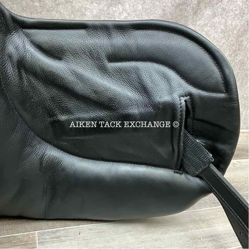 2023 Bliss of London Paramour Monoflap Dressage Saddle, 17" Seat, Short Flap, MW/W Tree, Wool Flocked Panels