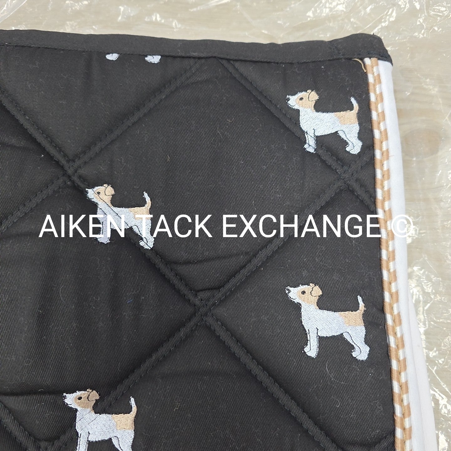 Lettia Jack Russell Embroidered All Purpose Saddle Pad