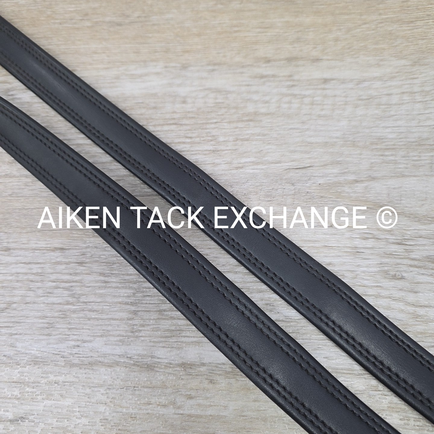 Shires Easy Care None Stretch Stirrup Leathers, Black, 54"