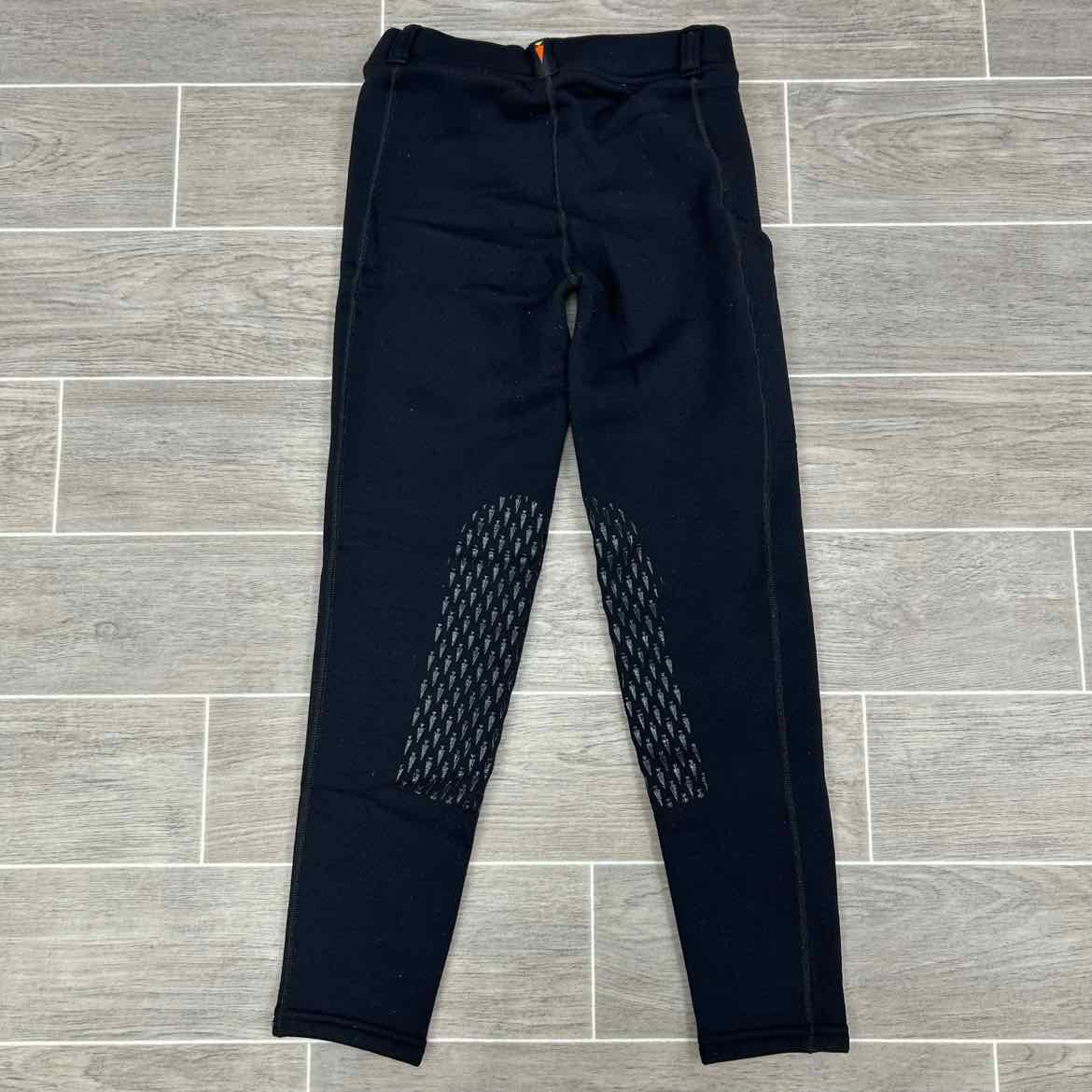 Kerrits Power Stretch Winter Silicone Knee Patch Tights, Size Large