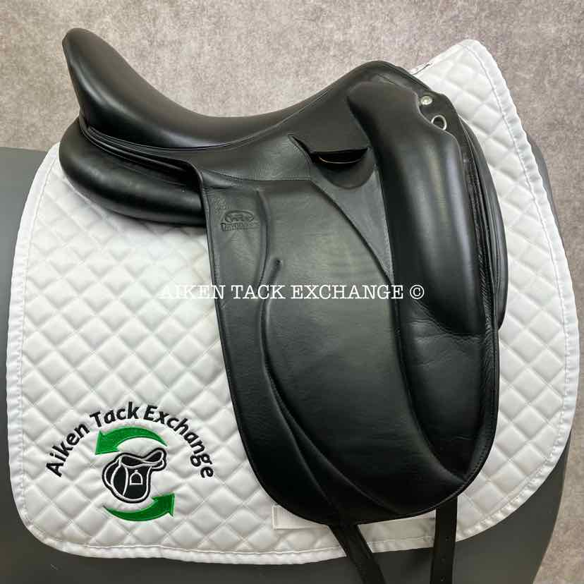 2014 Devoucoux Mendia Monoflap Dressage Saddle, 18" Seat, 3 Flap, Medium Wide Tree, D3D Panels, Full Buffalo Leather
