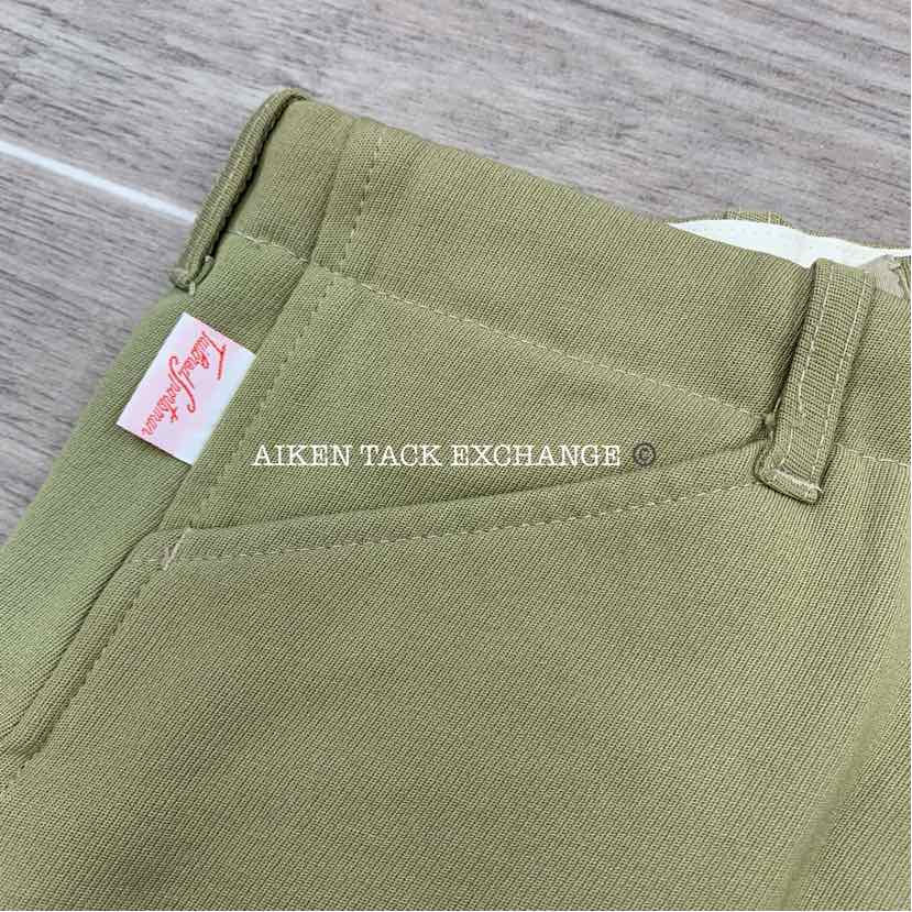 Tailored Sportsman Side Zip Knee Patch Breeches, Size 16