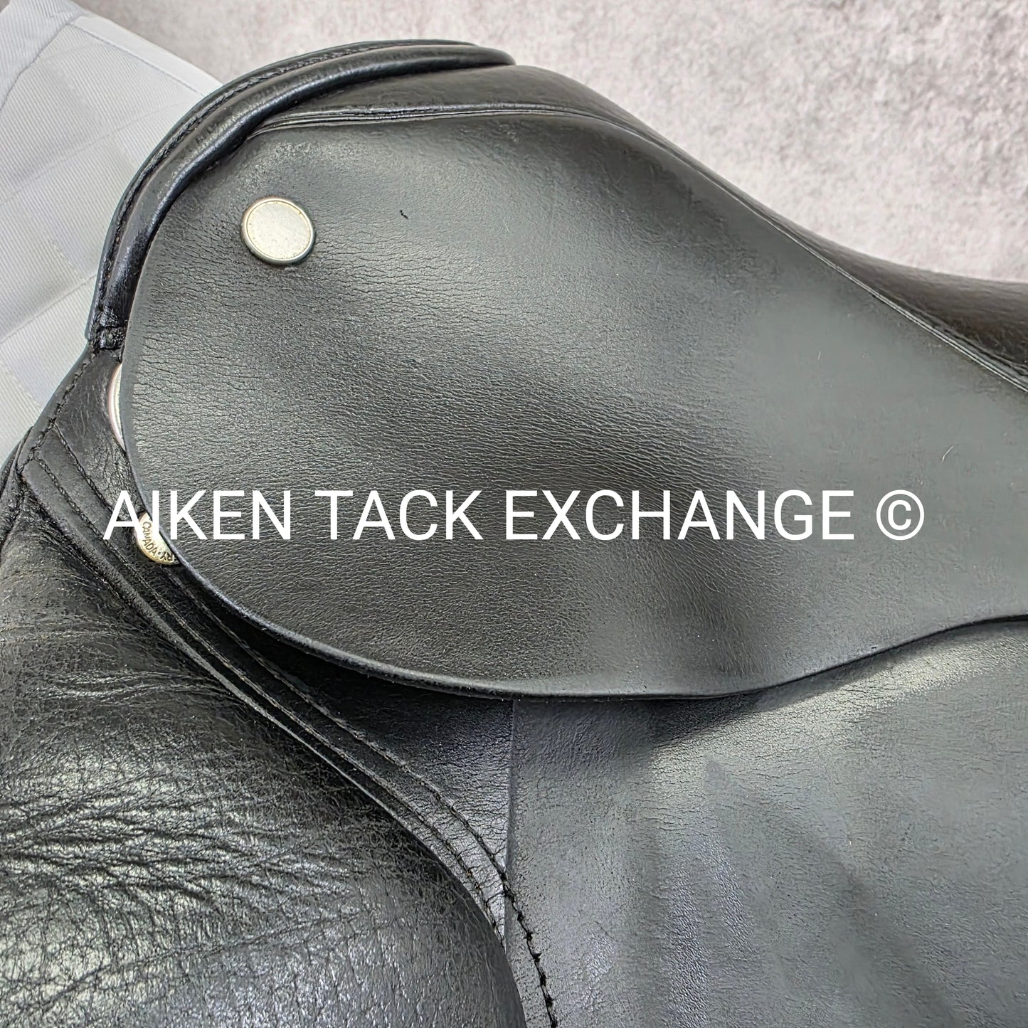 2000 Schleese JES Advanced Dressage Saddle, 17" Seat, M/MW Tree, Wool Flocked Panels