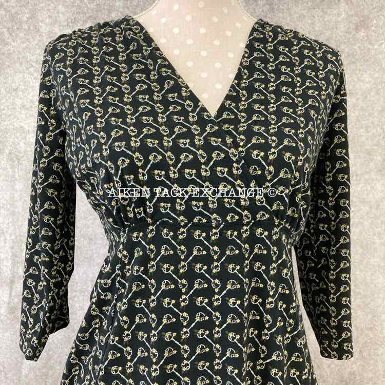 Kerrits EQL Inspired Jersey Dress, Black Lattice Bit, Size 2X
